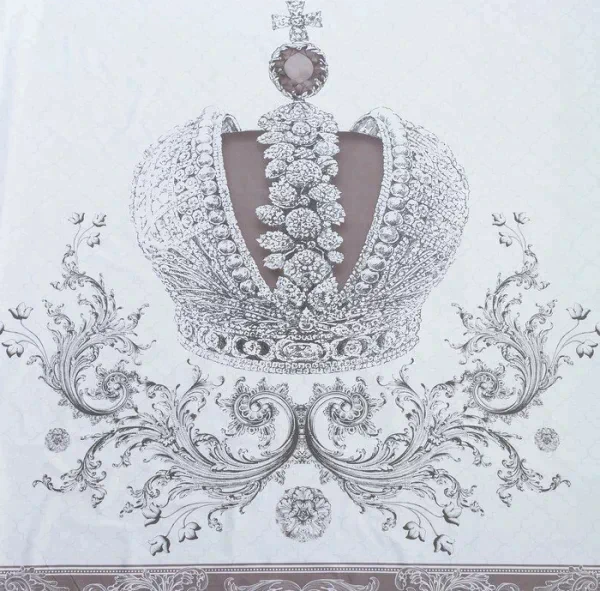 Постельное бельё «Этель» 2 сп King&Queen 175*215 см,200*215 см,50*70+4 см - 2 шт