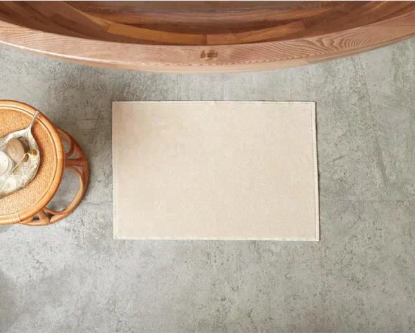 Коврик махровый "Этель" Organic Beige 50х70 см, 100% хл, 550гр/м2