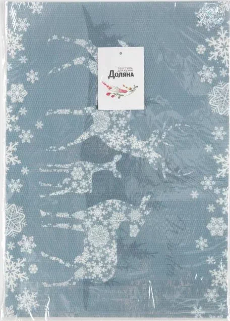 Новогодняя салфетка на стол Winter ПВХ, 40х29 см