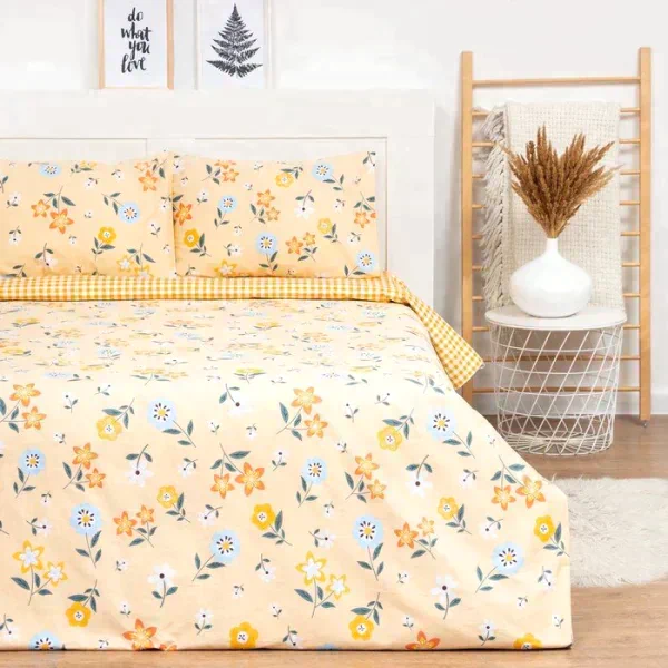 Постельное бельё LoveLife евро Yellow mood 200х217 см, 225х240 см, 50х70см-2шт, 100%хлопок, сатин, 125г/м²