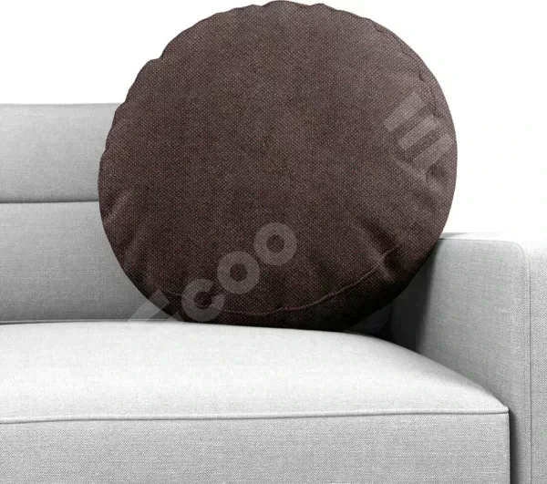 Подушка круглая Cortin cotton блэкаут лиловый