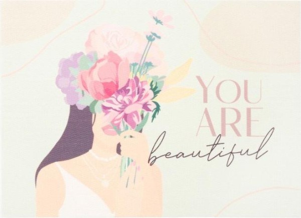 Салфетка на стол Доляна "You are beautiful" ПВХ 40*29см