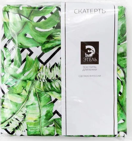 Скатерть Этель "Геометрия" 110*150 см, репс,пл.130 г/м²,100% хлопок