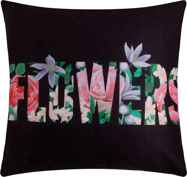 Подушка декоративная "Этель" Flowers 40 х 40 см, 100% п/э