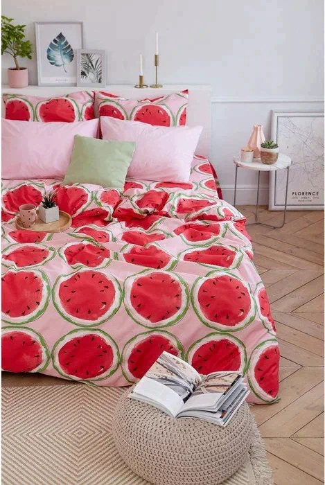 Постельное бельё «Этель» 1.5 сп Juicy summer 143*215 см, 150*214 см, 70*70 см - 2 шт