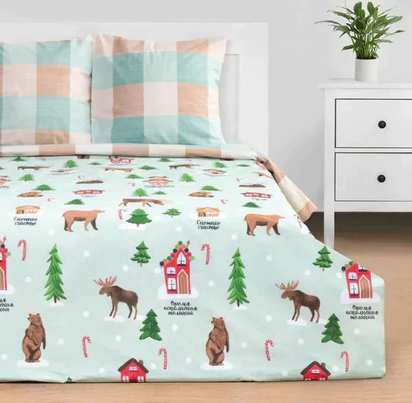 Постельное белье "Этель" 1.5 сп Волшебное время 143*215 см, 150*214 см, 70*70 см - 2 шт