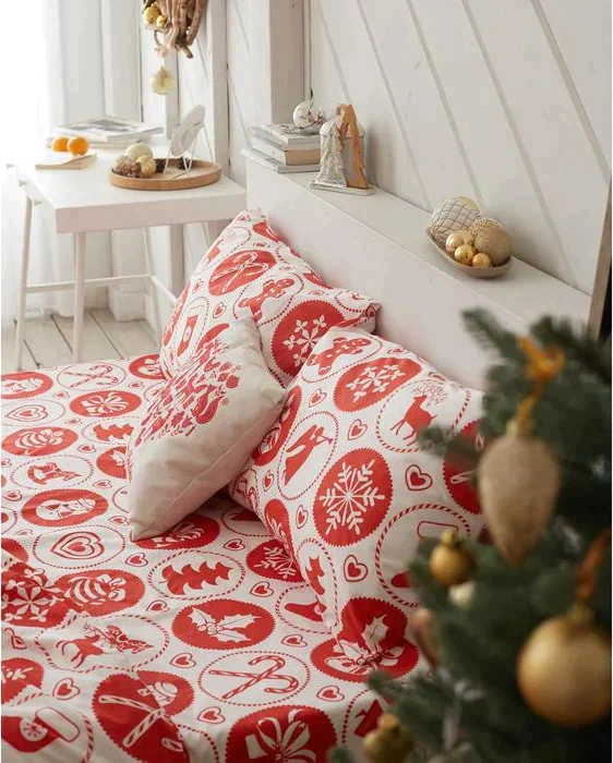 Постельное белье LoveLife евро "New Year's gifts" 200*217см,240*225см,50*70см-2шт