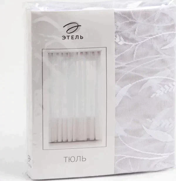 Тюль "Этель" Нежность, 250х250 см с фестоном, 60 г/м²，100% п/э