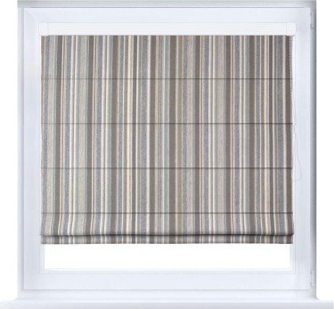 Римская штора «Кортин» кассетная, ткань «Горизонт День»