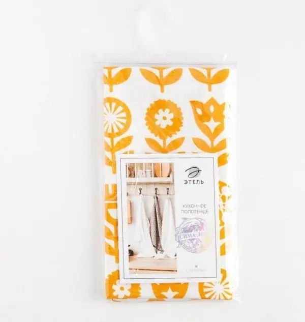 Полотенце Этель Yellow garden 40х73см, 100% хл, саржа 190 г/м2