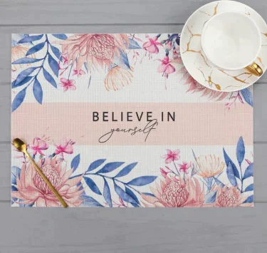 Салфетка на стол "Believe", ПВХ, 40х29 см