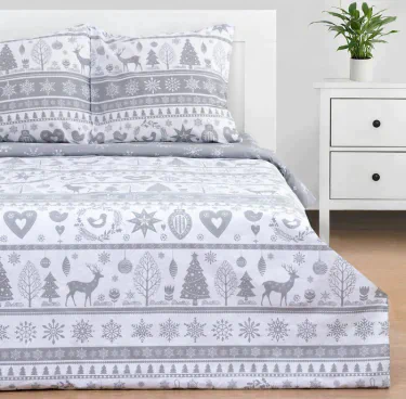Постельное белье "Этель" Евро Скандинавский 200*217 см, 220*240 см, 70*70 см - 2 шт