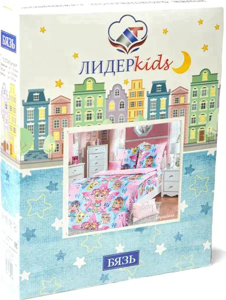 Постельное бельё 1,5сп ЛидерТекс «Куколки» 145х215, 150х215, 70х70 2шт