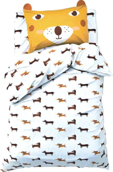 Постельное белье Этель 1,5 сп Funny dogs 143х215 см, 150х214 см, 50х70 см -1 шт