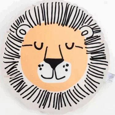 Подушка декоративная Этель «Лев», 40х40 см, велюр, 100% полиэстер
