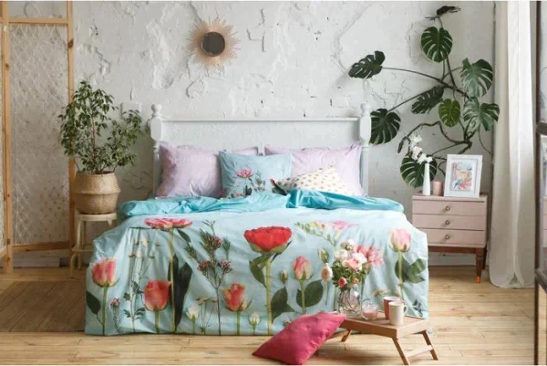 Постельное бельё "Этель" 2 сп Flowers dream 175х215 см, 200х220 см, 50х70+3 см - 2 шт