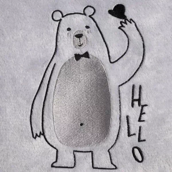 Плед Крошка Я Hello, 90х100 см, велсофт