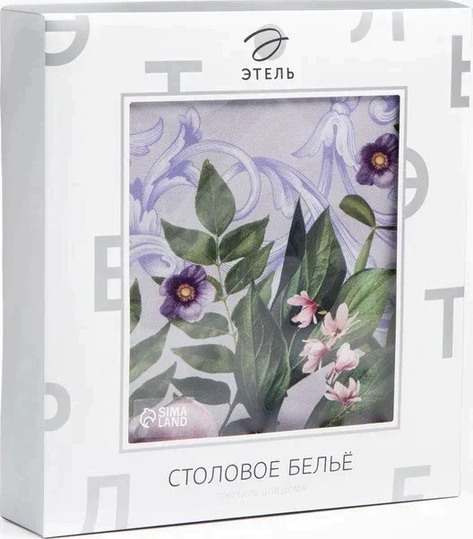 Скатерть "Этель" Цветочный этюд 220х150 см, 100% хл, саржа 190 гр/м2