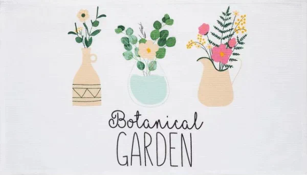 Набор кухонных полотенец Доляна Garden life 35х60см-7шт, 100% хл