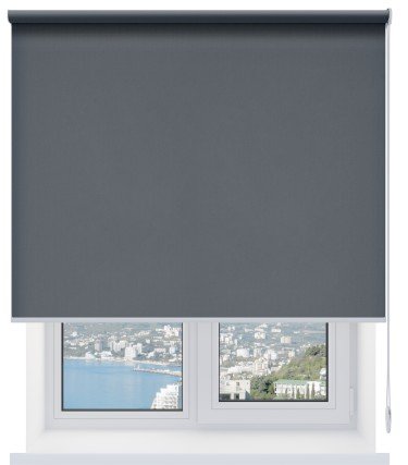 Рулонная штора Респект DM ВО темно-серый 08