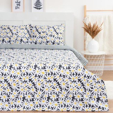 Постельное белье LoveLife дуэт «Ромашки» 143*215см-2шт,225*240см,50*70см-2шт.