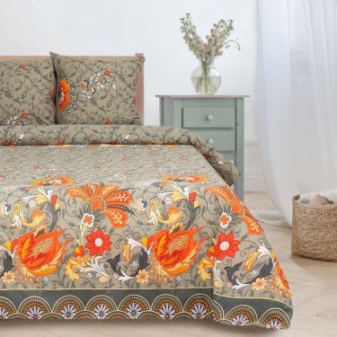 Постельное бельё "Этель" дуэт Комильфо, размер 143х215 см - 2 шт., 240*220 см, 70х70 см - 2 шт., 100% хлопок, поплин, 125 г/м2