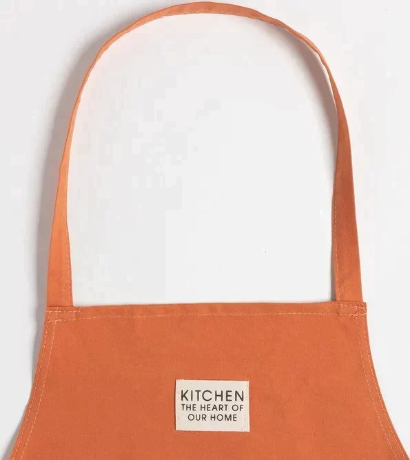 Фартук Этель Kitchen 60х70 см, цв. оранжевый, 100% хл, саржа 220 г/м2