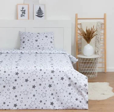 Постельное бельё LoveLife 1.5 сп «Звезды» (вид 1) 147х210, 150х215, 50х70-1 шт, 100% хлопок, бязь 120г/м2