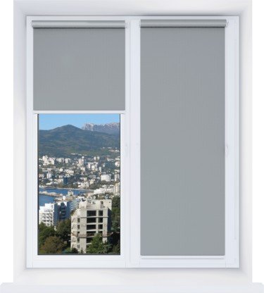 Рулонная штора Мини Респект DM темно-серый 88