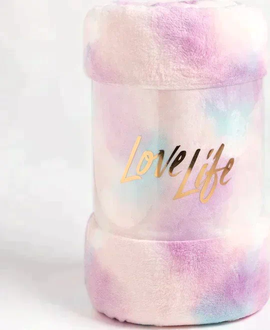 Плед LoveLife "Акварель" 150*200 см,100% п/э, велсофт 280 гр/м2