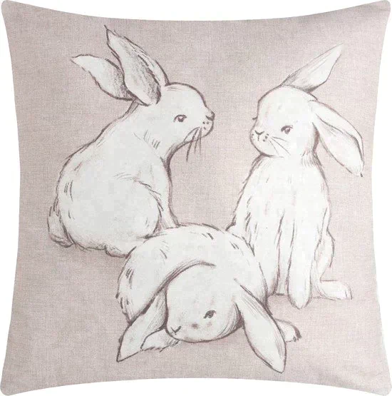Наволочка декоративная "Этель" Bunny 40 х 40 см, 100% хлопок