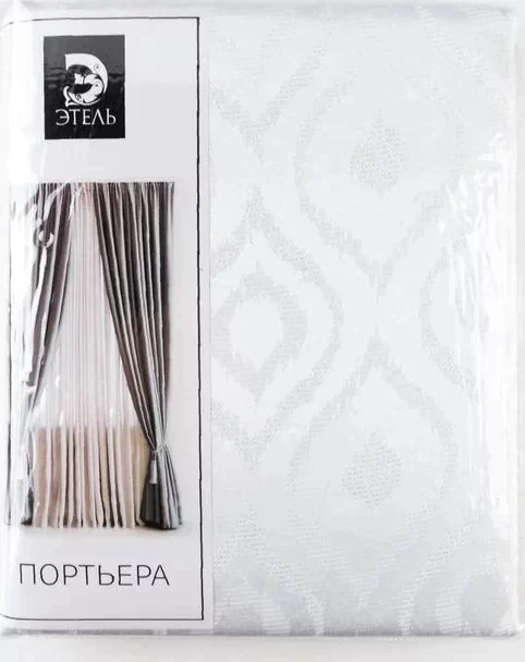 Штора портьерная Этель"Ромб" 140х270 см,100% п/э