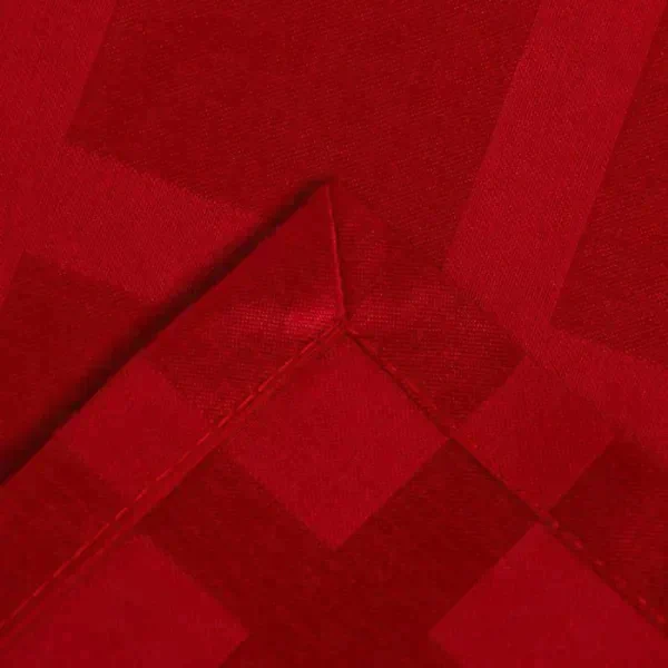 Скатерть "Этель" Geometry 150*250 +/-3см, цв.бордовый, пл. 192 г/м2, хл с ВГМО