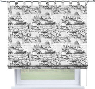 Римская штора на петлях «Старый город»