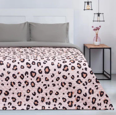 Покрывало Этель 2 сп Leopard, 180х220 ±5 см, микрофибра