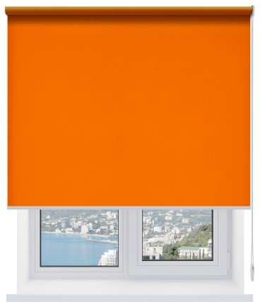 Рулонная штора Натали ВО 95 оранжевый
