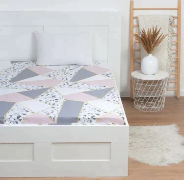 Простыня на резинке LoveLife 180*200*25см, 100% хлопок, сатин, 125г/м²
