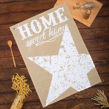 Кухонное полотенце "Милый дом" 50х70см, 130 гр/м2, 100% хлопок