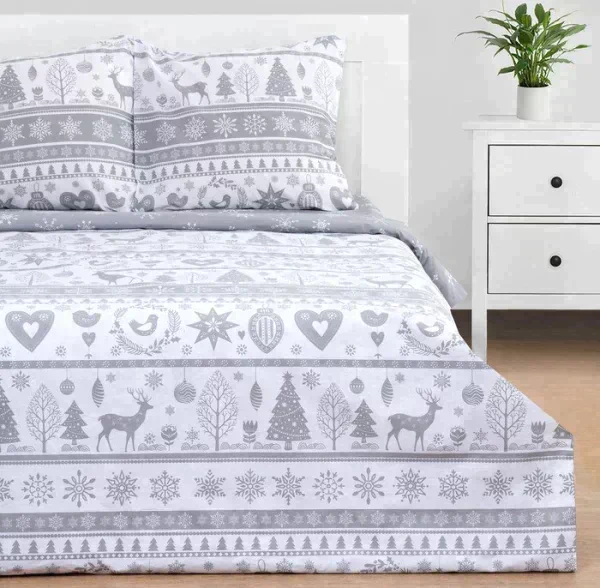 Постельное белье "Этель" 2 сп Скандинавский 175*215 см, 200*220 см, 70*70 см - 2 шт