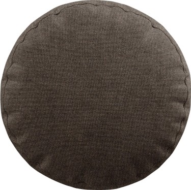Подушка круглая Cortin лён блэкаут коричневый