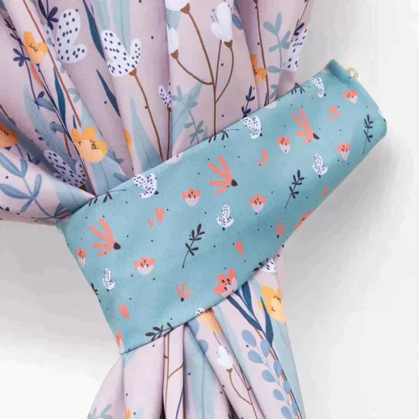Комплект штор для кухни с подхватами Этель Meow 145х180см-2 шт., 100% п/э