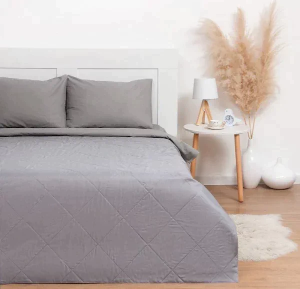 Покрывало LoveLife 1,5 сп 150х210±5 см, цвет серый, микрофайбер, 100% п/э
