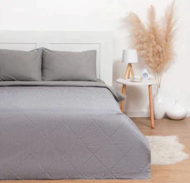 Покрывало LoveLife 1,5 сп 150х210±5 см, цвет серый, микрофайбер, 100% п/э
