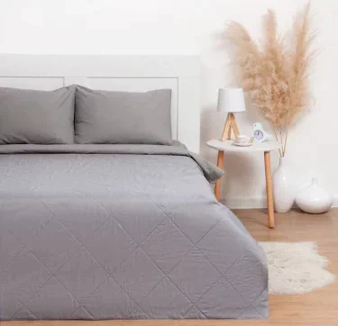 Покрывало LoveLife 2 сп 180х210±5 см, цвет серый, микрофайбер, 100% п/э