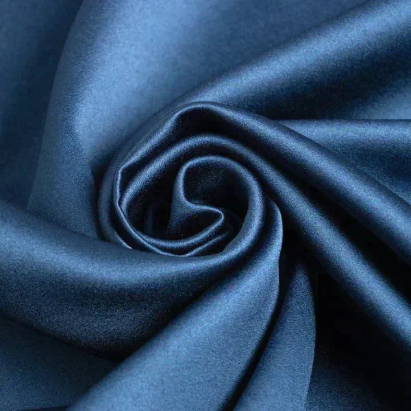 Штора портьерная Этель 130*300 см, цв.темно-синий, пл. 240 г/м2, 100 п/э