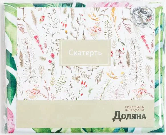 Скатерть Доляна Tropical garden 150*300 +/- 2 см, 100% п/э