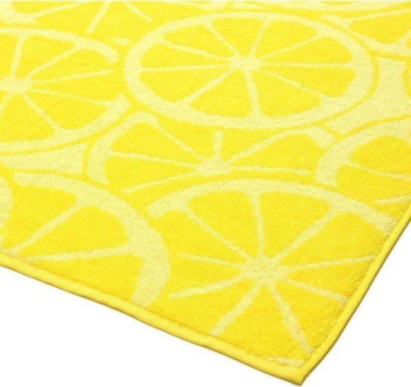 Полотенце махровое Lemon color, 50х90 см, цвет жёлтый