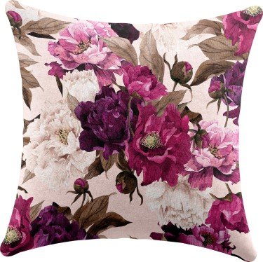Подушка квадратная Cortin «Великолепные пионы»