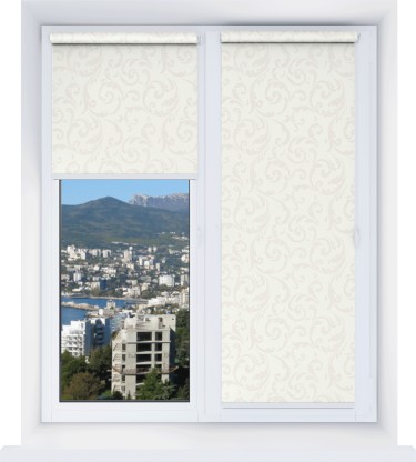 Рулонная штора Мини Руан 29 бежевый