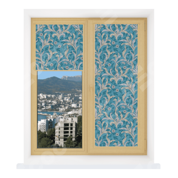 Рулонная штора Уни 2 с принтом Винтажные листья